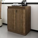 Ver mais imagens de Armário Balcão Multiuso 60cm 2 Portas com Chave Compacto Tecnomobili