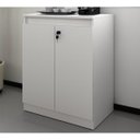 Ver imagem 6 de Armário Balcão Multiuso 60cm 2 Portas com Chave Compacto Tecnomobili - Branco