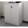 Armário Balcão Multiuso 60cm 2 Portas com Chave Compacto Tecnomobili - Branco - 6
