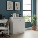 Ver imagem 3 de Armário Balcão Multiuso 60cm 2 Portas com Chave Compacto Tecnomobili