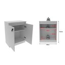 Ver imagem 5 de Armário Balcão Multiuso 60cm 2 Portas com Chave Compacto Tecnomobili