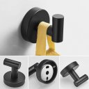 Ver imagem 4 de Kit De Acessórios Para Banheiro 3 Peças Aço Inoxidável Preto