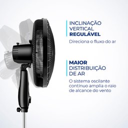 Vent 40cm Mondial Coluna Super Power 140w 6pas Vsp-40c-nb - 5389-02 - 5