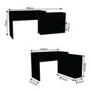 Ver imagem 3 de Mesa para Computador Gamer com Nichos B24 Preto Nova Mobile