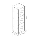 Ver imagem 4 de Sapateira 1 Portas C/ Espelho - Gelius Gold - Castanho