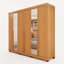 Ver imagem 2 de Guarda-Roupas Gênova 100% MDF 6 Portas 4 Gavetas 6 Espelhos