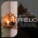 Ver imagem 6 de Prateleira Lotus Decorativa Canto de Parede Autocolante em Mdf