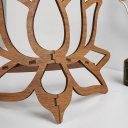 Ver imagem 3 de Prateleira Lotus Decorativa Canto de Parede Autocolante em Mdf