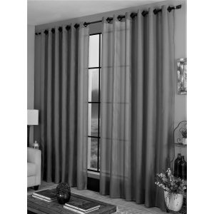 Cortina Roma Para Sala e Quarto 4,00 x 2,50 Admirare: Cinza