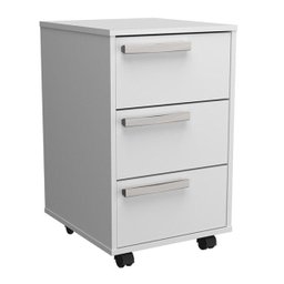 Conjunto Mesa Escrivaninha e Gaveteiro Gamer B29 Branco Nova Mobile - 3