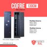 Cofre 130cm Para Armas Longas E Curtas Cr CAC Chave Tetra - RJL130 Cofres RJL Azul - 2