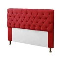 Ver imagem 2 de Kit Cabeceira e Calçadeira Baú Mirage Solteiro 120cm Renascer Decor:Vermelho