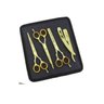 Barbeiro Tesouras Gold 6 Maquinas Corte + Acabamento Kemei - 3