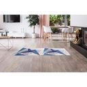 Ver imagem 1 de Passadeira Belga Liege 4 Azul-Bege 0,66x2,10M - Edantex