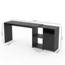 Ver imagem 6 de Escrivaninha Durango New - Preto