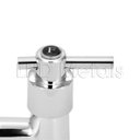 Ver imagem 5 de Torneira Misturador Gourmet Preto Flexível Cozinha Pia Mesa