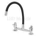Ver imagem 4 de Torneira Misturador Gourmet Preto Flexível Cozinha Pia Mesa