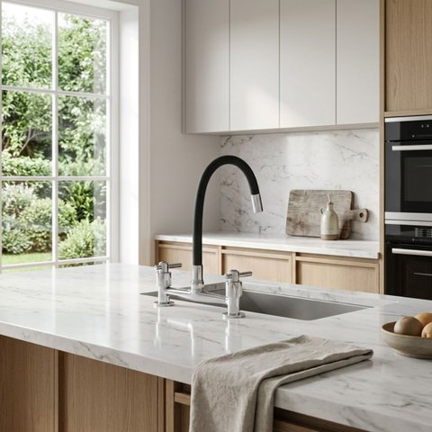 Torneira Misturador Gourmet Preto Flexível Cozinha Pia Mesa
