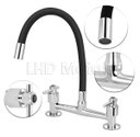 Ver imagem 3 de Torneira Misturador Gourmet Preto Flexível Cozinha Pia Mesa