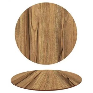 Tampo em MDF 18mm Redondo 130 cm - Nogueira Personal Decor Design Tampo Redondo em MDF Marrom