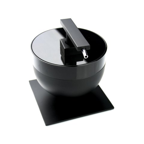 Saboneteira de Balcão Woman Ba0128.24 Preto Zen Design