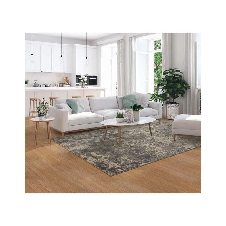 Tapete para Sala Herat Capri 3406-E Cinza 1,50x2,00M - São Carlos Tapete para Sala Herat Capri 3406-E Cinza 1,50x2,00M - São Carlos