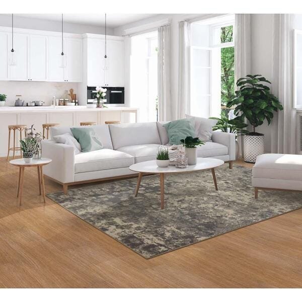 Tapete para Sala Herat Capri 3406-E Cinza 2,50x3,00M - São Carlos - 1