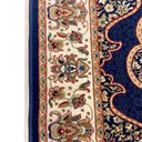 Ver mais imagens de Tapete Persa Azul com Bege Ideal para Quarto e Sala 100x150
