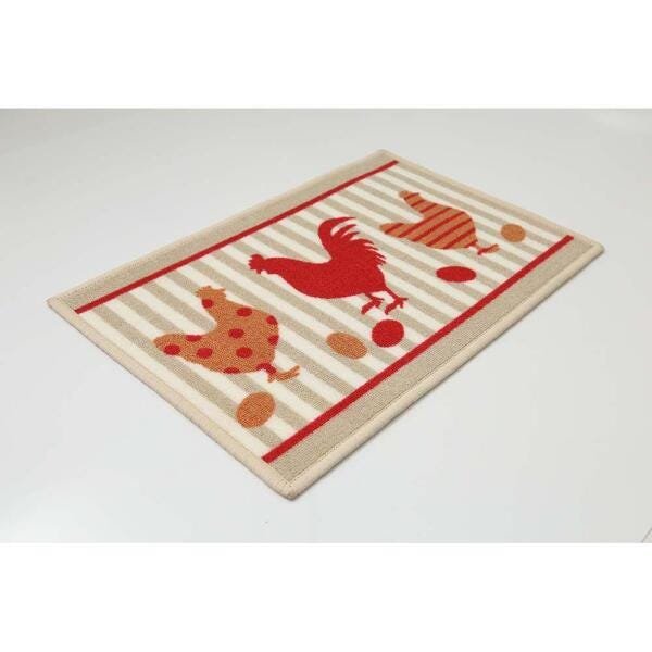 Tapete de Cozinha Cleankasa Chicken 0,40x0,60M - Kapazi - 2