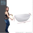 Ver imagem 4 de Cuba Para Banheiro Louça Oval 41x32 Bali Cozimax Branco