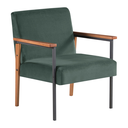 Ver imagem 4 de Kit 2 Poltronas Decorativas Trindade Estilo Industrial em Veludo Verde