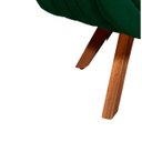 Ver imagem 6 de Poltrona Decorativa Giratória Mm30 Giovana Suede Verde D01- D'Rossi
