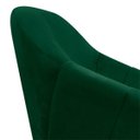 Ver imagem 5 de Poltrona Decorativa Giratória Mm30 Giovana Suede Verde D01- D'Rossi