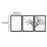 Kit 03 Quadros Decorativos "Ramos Secos" 43X33X1CM - D'Rossi - 6