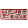 Tapete Passadeira 45cm x 1,15M para Cozinha Emborrachado Italia - Panosul - 1
