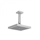 Ver imagem 1 de Chuveiro de Teto Quadrado com Tubo Cromado - Deca