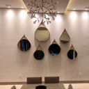 Ver imagem 4 de Espelho Redondo 70 cm Adnet Preto Escandinavo com Alça de Corano D'Rossi