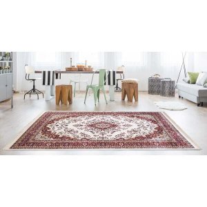 Tapete para Sala Belga Bruxelas 2 Vermelho 2,00x2,50M - Edantex