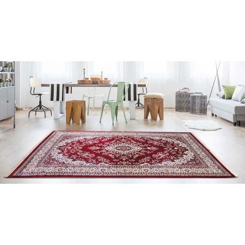 Tapete para Sala Belga Bruxelas 3 Vermelho 2,50x3,80M - Edantex