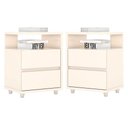 Ver imagem 1 de Kit 2 Mesas de Cabeceira Lacy Off White - Henn