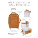 Ver imagem 6 de Mala de Rodinha Cavalinho Lisa - Caramelo