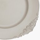 Ver imagem 2 de Sousplat Redondo Decorativo Natalino Prata 35x35x35 cm D'Rossi