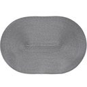 Ver imagem 1 de Kit 4 Americano Requinte Liso para Mesa Oval 30x45cm Chumbo