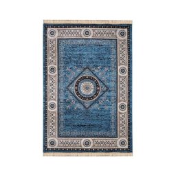 Tapete para Sala Belga Bruxelas 9 Azul 1,40x2,00M - Edantex - 5