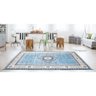 Tapete para Sala Belga Bruxelas 9 Azul 1,40x2,00M - Edantex - 1