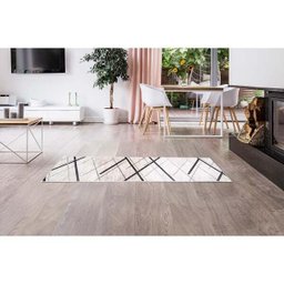 Passadeira Belga Liege 5 Bege-cinza 0,66x2,10m - Edantex - 1