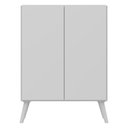 Ver imagem 7 de Aparador Buffet 2 Portas Retrô Veneza Multimóveis V3609 Branco