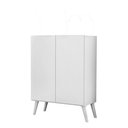 Ver imagem 1 de Aparador Buffet 2 Portas Retrô Veneza Multimóveis V3609 Branco