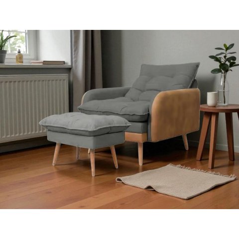 Poltrona Amamentação Reclinável Decorativa - Harpia Decor