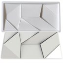 Ver imagem 1 de Forma Para Gesso 3d 54x27cm em Abs Virgem 2mm IN288